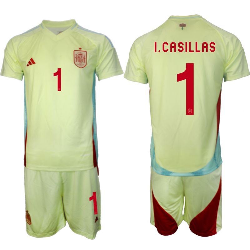 Men 2024-2025 Season Spain away green #1 Soccer Jerseys->->Soccer Country Jersey
